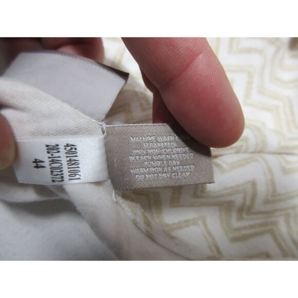 Chico's women's natural roll tab and 3/4 sleeve casual top bundle size 2 / L - Picture 8 of 13